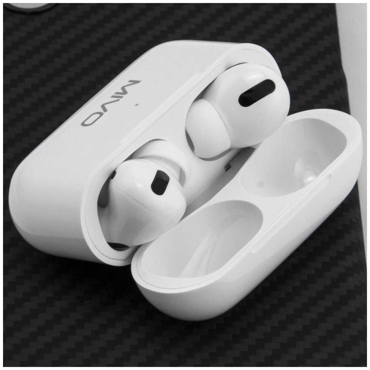 Наушники беспроводные Bluetooth 5.1/сенсорное управление, IOS, Android, Siri /наушники tws Mivo MT-10 фотография 2