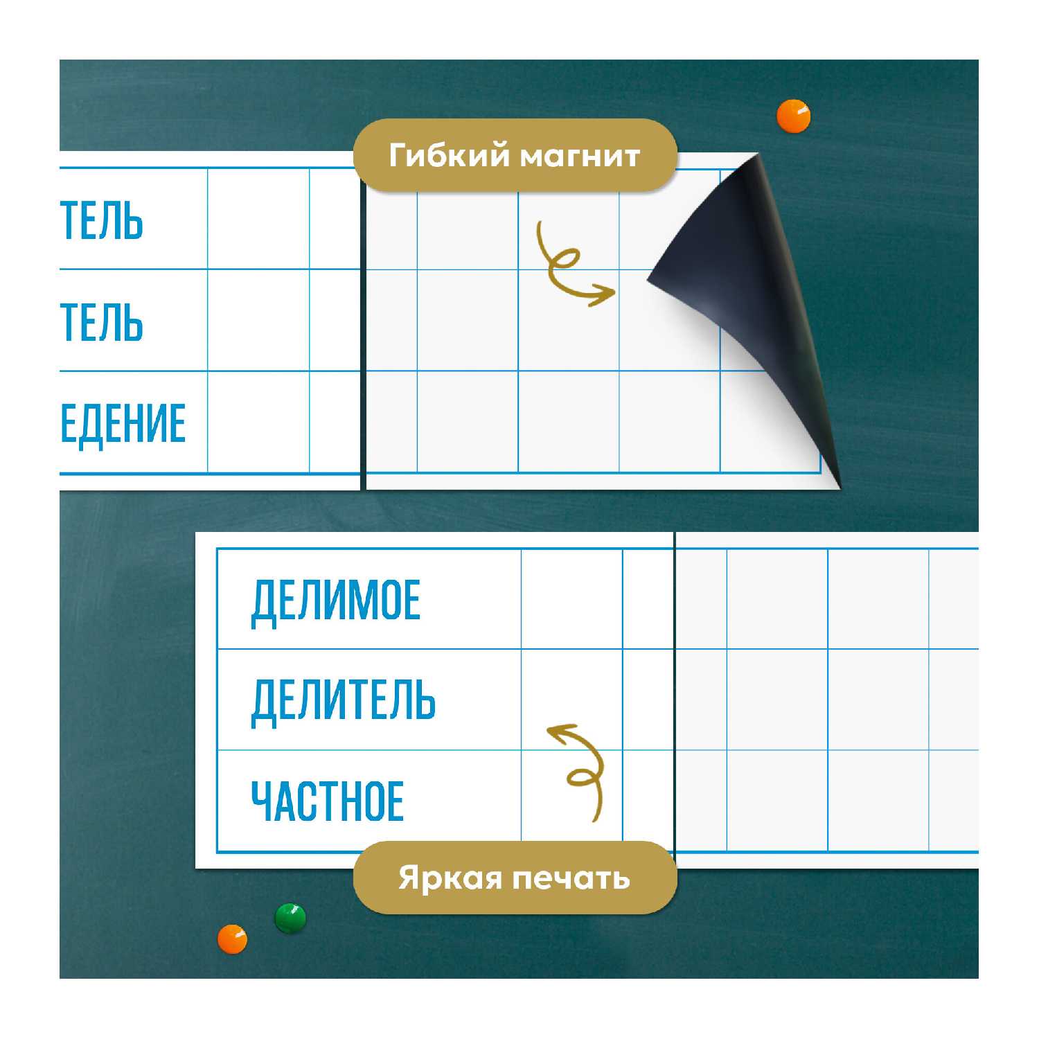Магнитные таблички Месяцы учебного года фотография 33