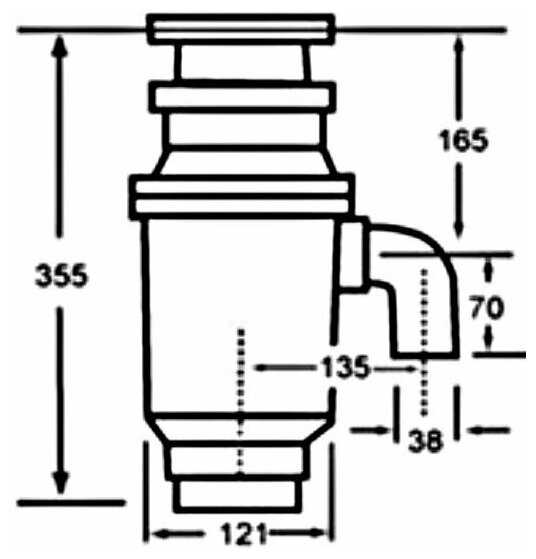 Измельчитель пищевых отходов Bone Crusher BC600 фотография 2