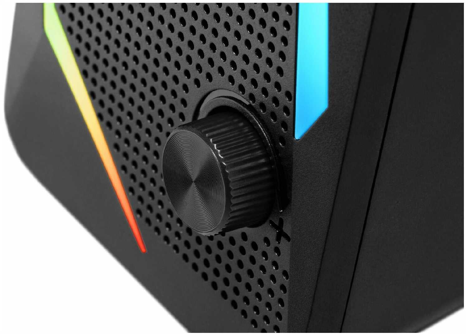 Колонки для компьютера Redragon Waltz 6 Вт / Акустическая система 2.0 USB + 3.5 jack , RGB фотография 5