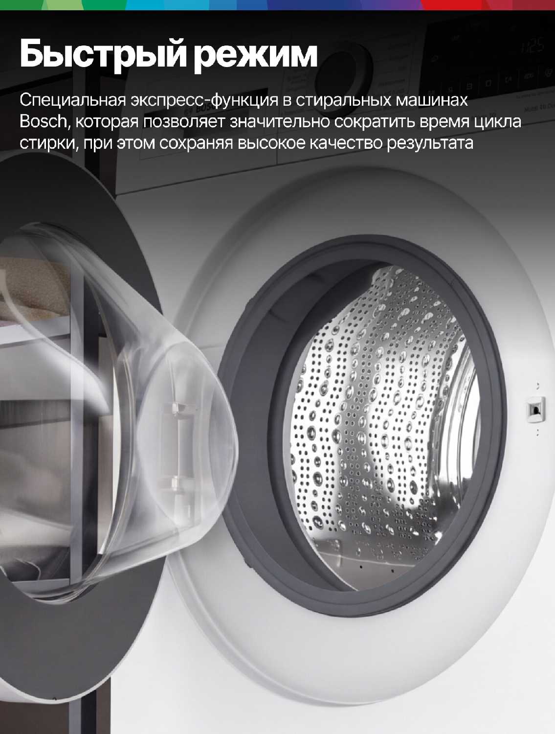 Стирально-сушильная машина Bosch WNA144VEPL фотография 5