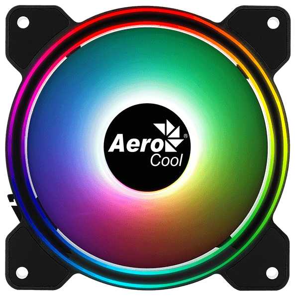 Вентилятор Aerocool Saturn 12F ARGB (120мм, 19.6 dB, 1000rpm, 6pin, подсветка) RTL (Saturn 12F ARGB) фотография 1