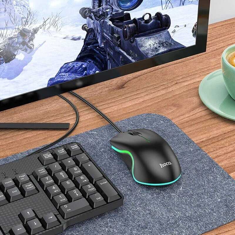 Мышь игровая проводная Hoco GM19 RGB фотография 10