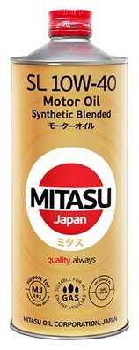 Синтетическое моторное масло Mitasu MJ-124 Motor Oil SL 10W-40