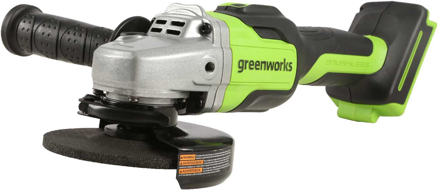 Аккумуляторная УШМ Greenworks GD24AG (3200207) фотография 13