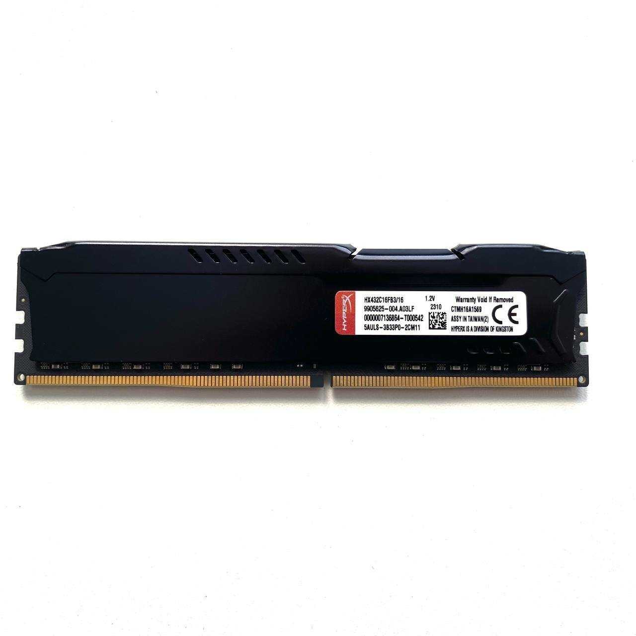 Оперативная память HyperX Fury 16 ГБ DDR4 DIMM CL16 (HX432C16FB3/16) фотография 17