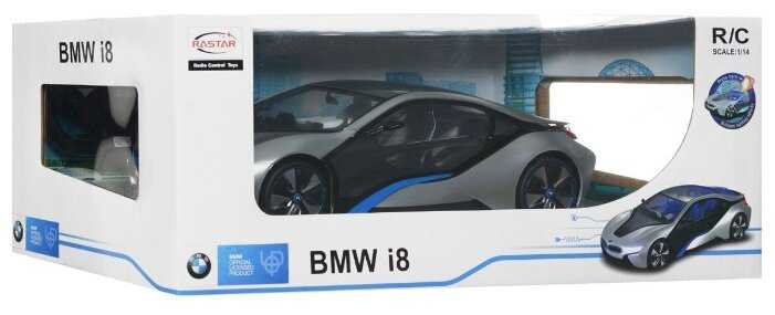 Легковой автомобиль Rastar BMW I8 (49600-11), 1:14, 33 см фотография 10