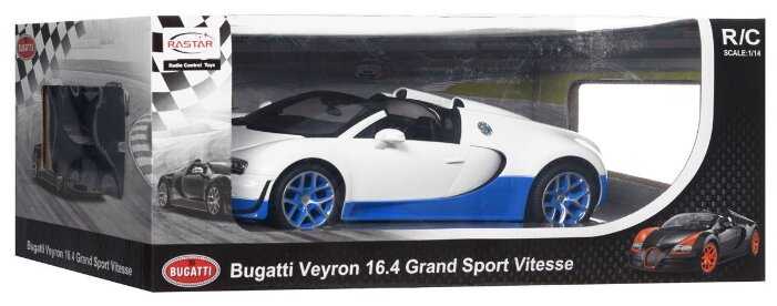 Легковой автомобиль Rastar Bugatti Grand Sport Vitesse (70400), 1:14, 33 см фотография 9