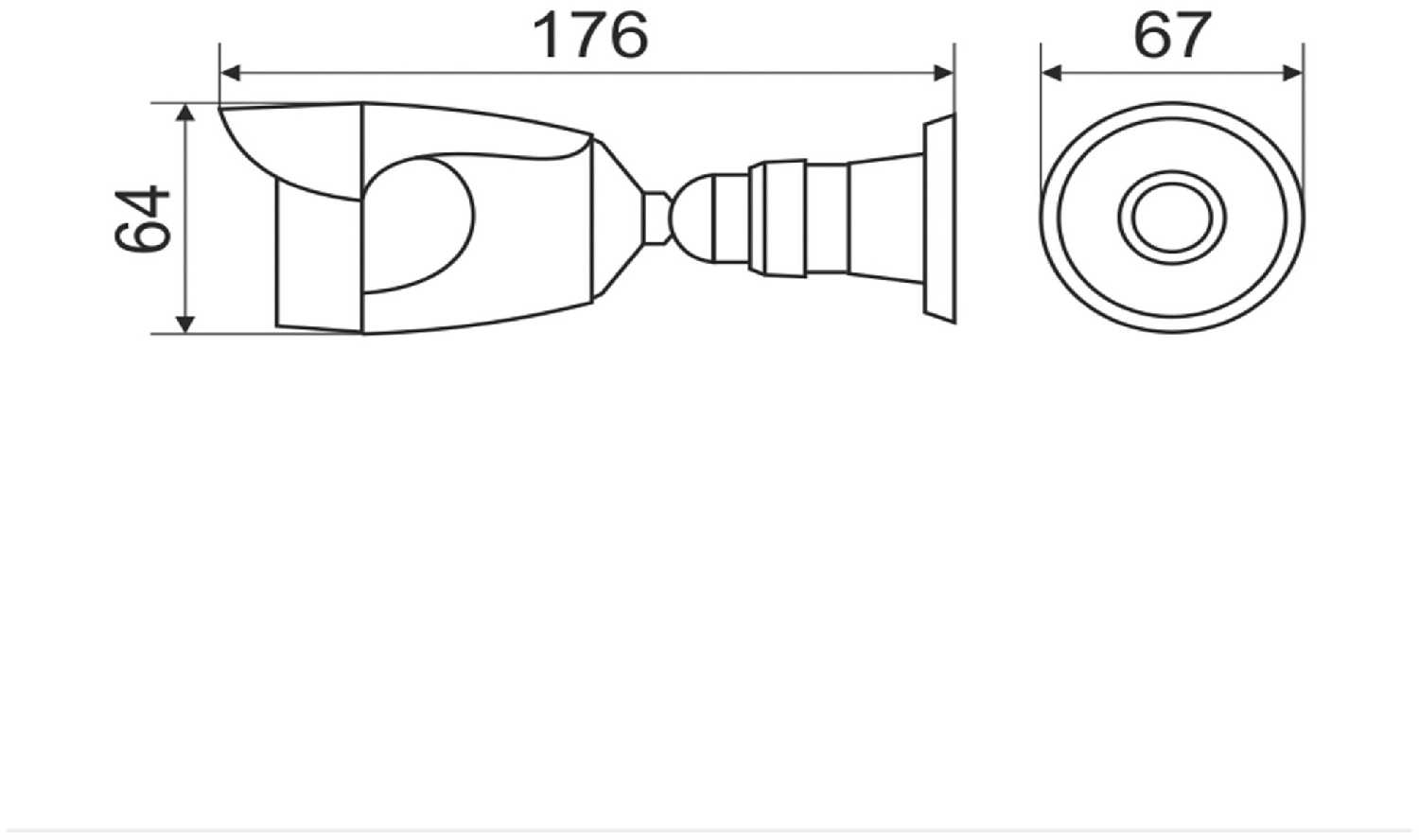 IP камера XVI EI5011C (2.8мм), 5Мп, ИК подсветка, вход для микрофона фотография 6