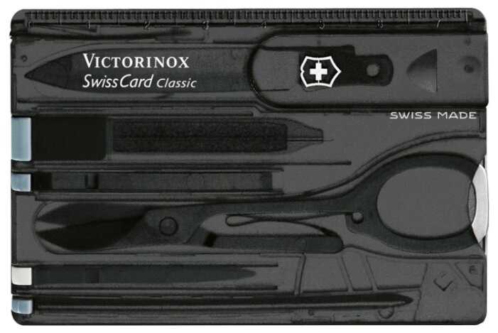 Нож многофункциональный VICTORINOX SwissCard Classic box (0.7100/0.7122/0.7133) фотография 5