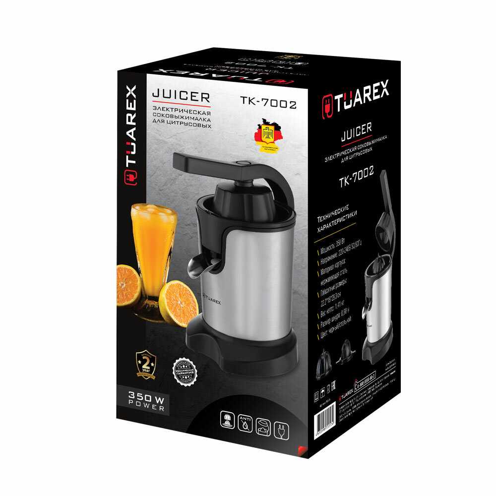 Соковыжималка TUAREX TK-7002 фотография 11