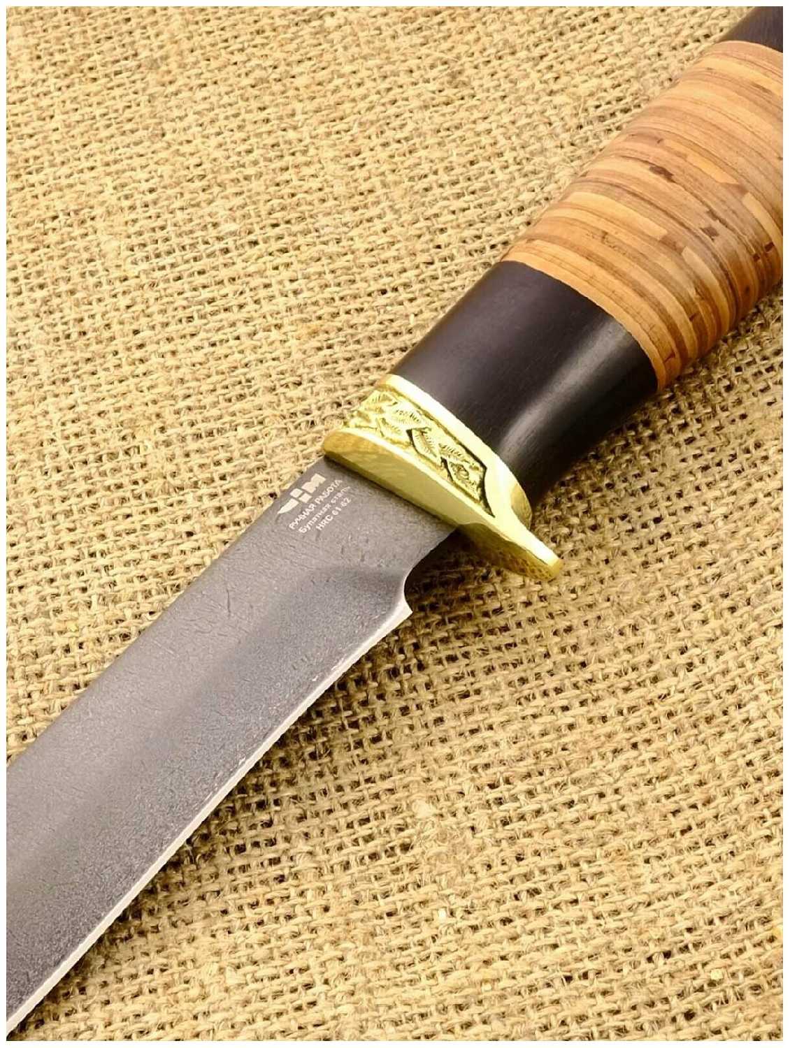 Нож ручной работы Ножемир булатная сталь гепард (2312)б фотография 4