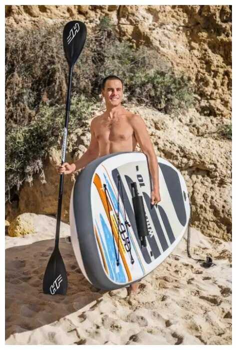 Cап доска SUP board Bestway Hydro-Force White Cap 3,05 м арт. 65341 фотография 19