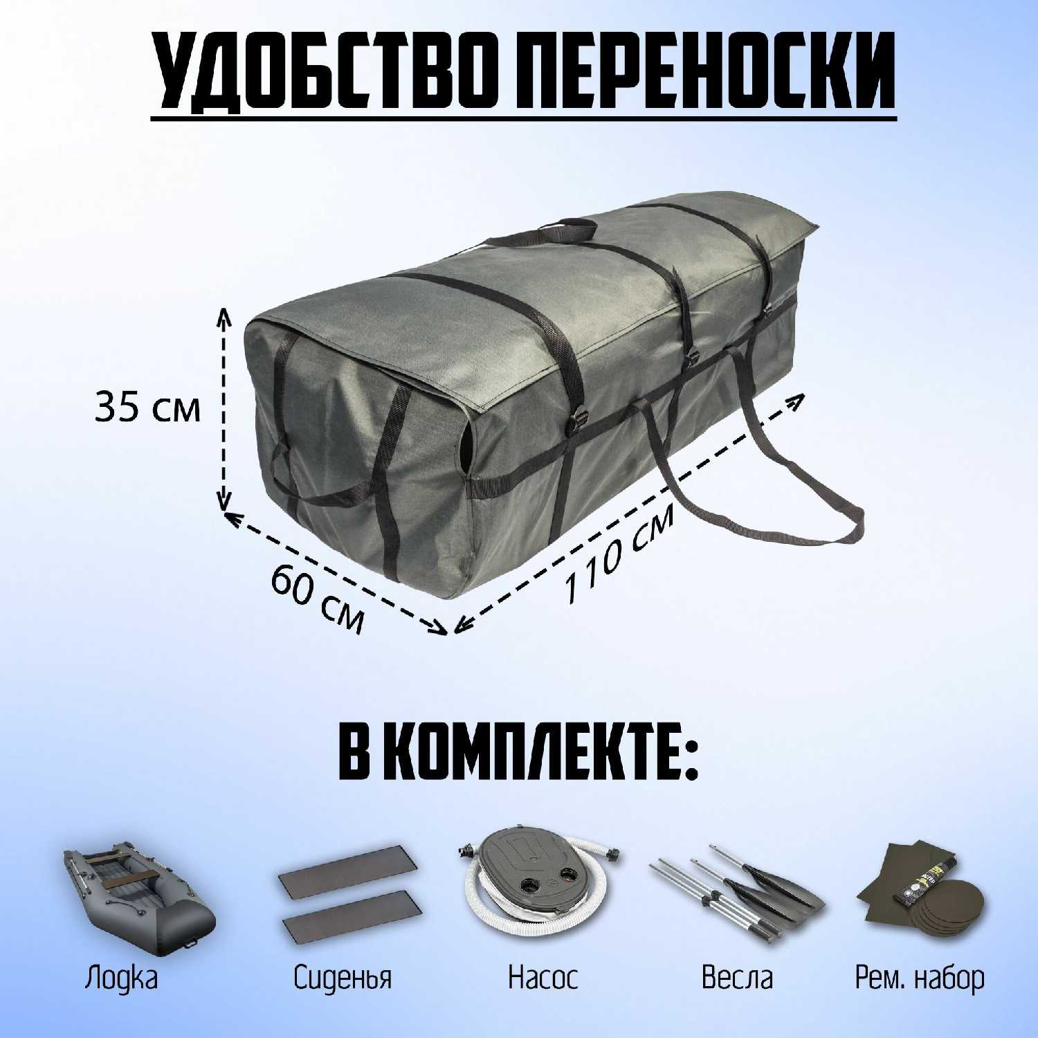 Лодка надувная Барс Барс-260 фотография 23