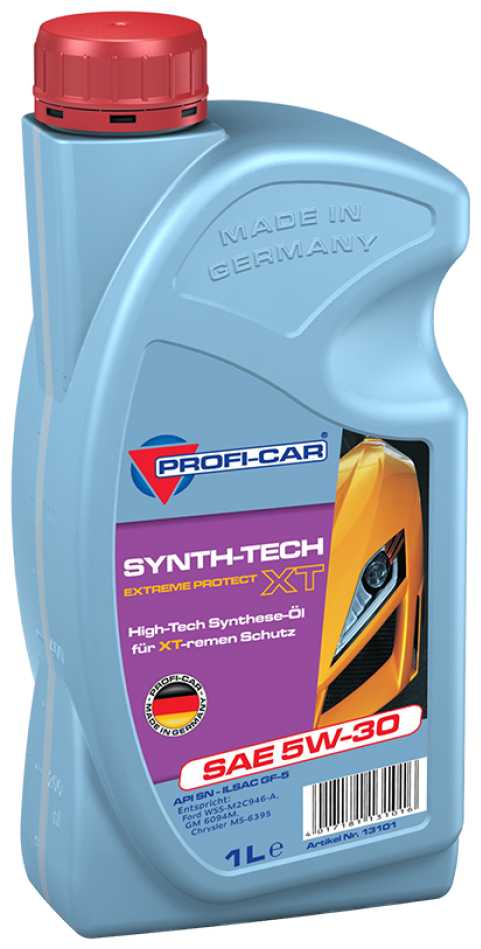 Синтетическое моторное масло PROFI-CAR SYNTH-TECH XT SAE 5W-30