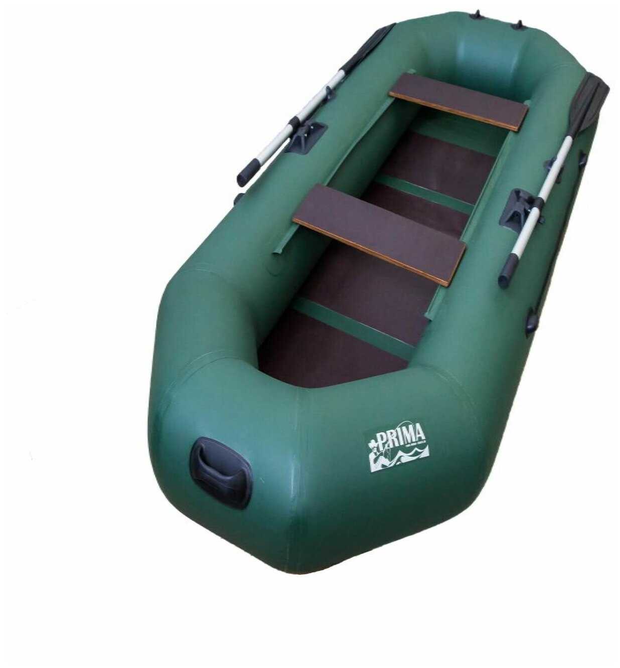 Надувная лодка Прима 260 ЗД TP с жестким дном и транцем фотография 1