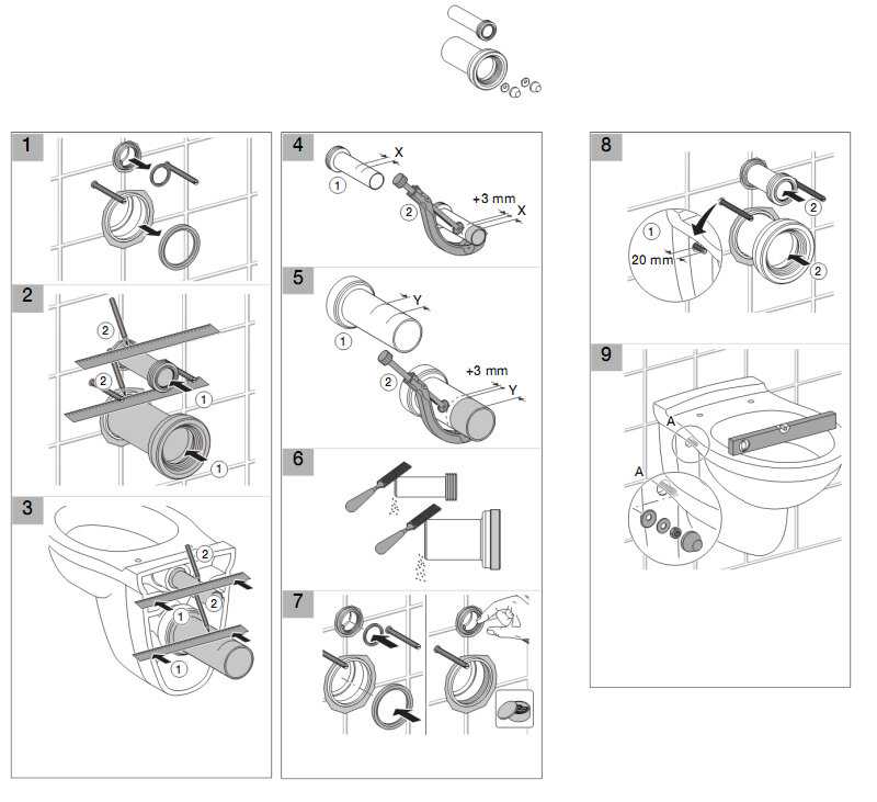 Соединительный комплект GEBERIT Соединительный комплект (152.438.46.1) фотография 9