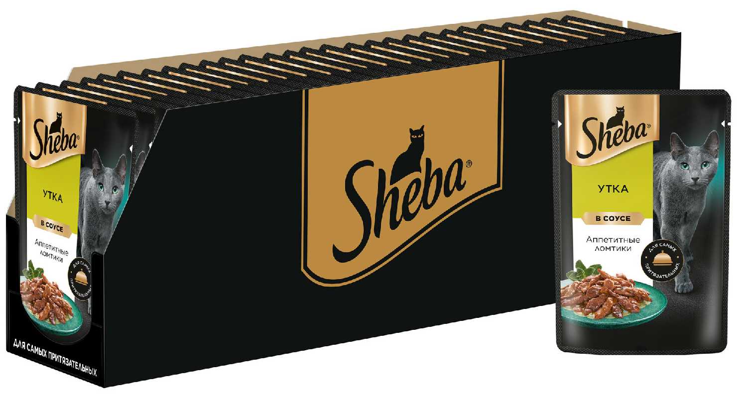 Корм для кошек Sheba Pleasure с уткой фотография 6
