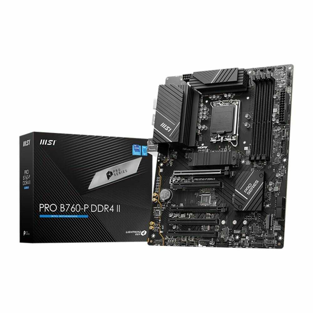 Материнская плата MSI PRO B760-P DDR4 II (Soc-1700) фотография 2