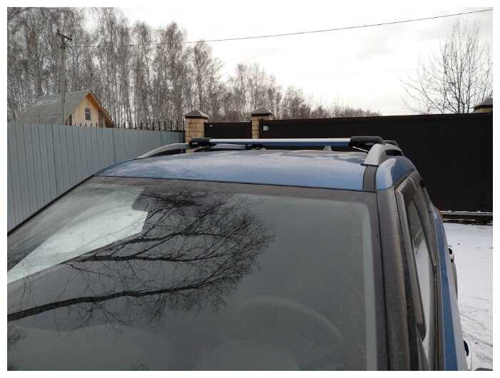 Багажник на крышу LUX Хантер крыловидные дуги L45-R, на Тойота Прадо 150 2013-2022, арт: LH069 фотография 13