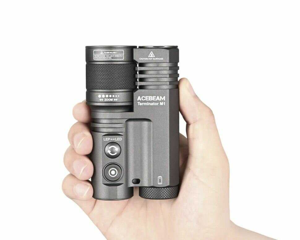 Фонарь Acebeam Terminator M1 Micro-Arc Oxidation (21700) фотография 14