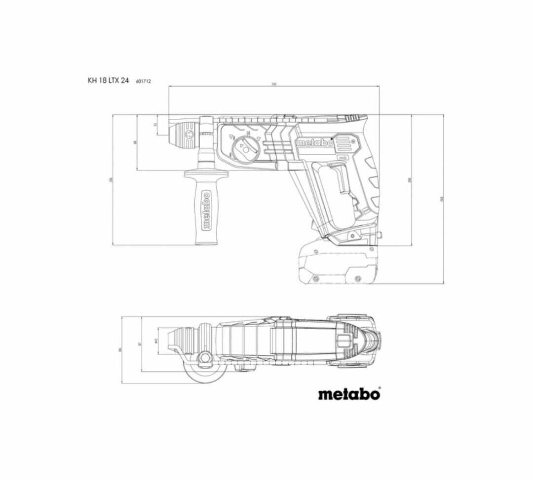 Аккумуляторный перфоратор Metabo KH 18 LTX 24 (T0523) фотография 7