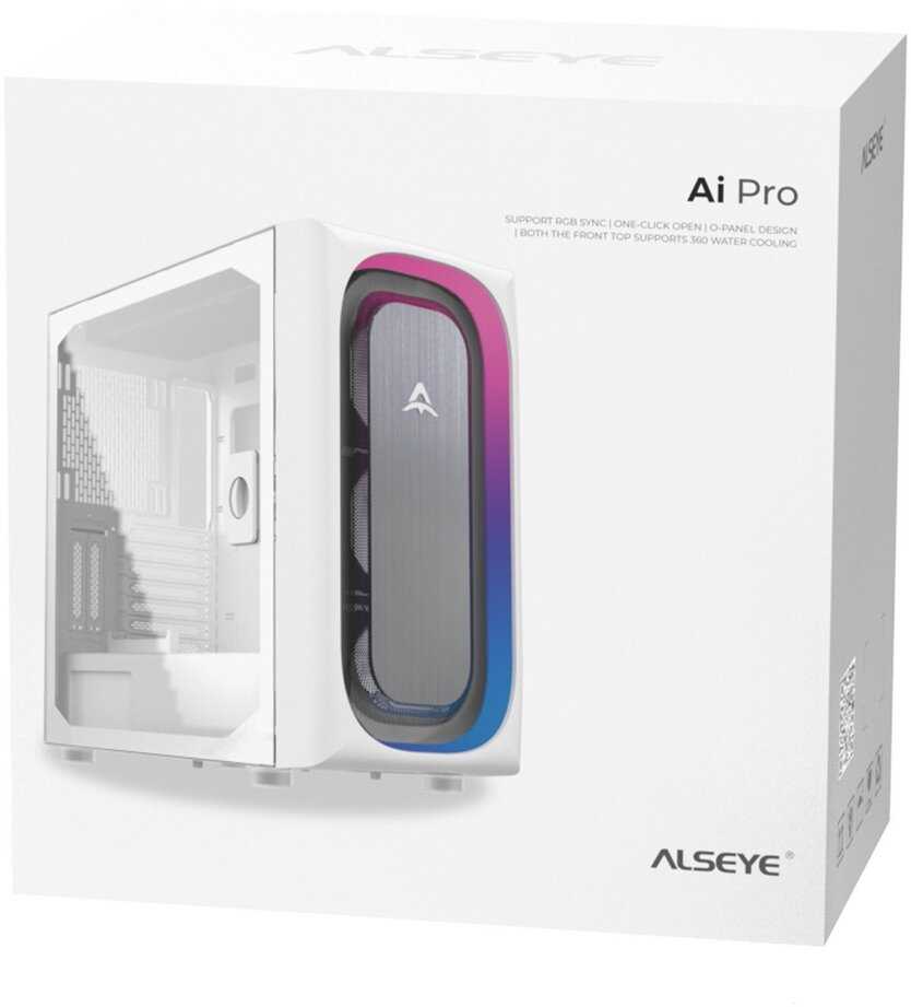 Компьютерный корпус ALSEYE Ai Pro-W (Halo Pro) фотография 4
