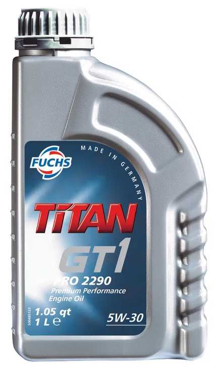 Синтетическое моторное масло FUCHS Titan GT1 PRO 2290 5W-30 фотография 1