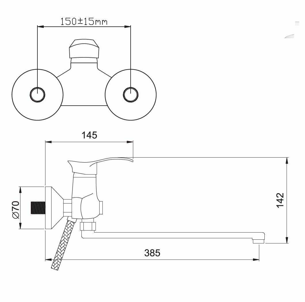 Смеситель Potato P2201 фотография 16