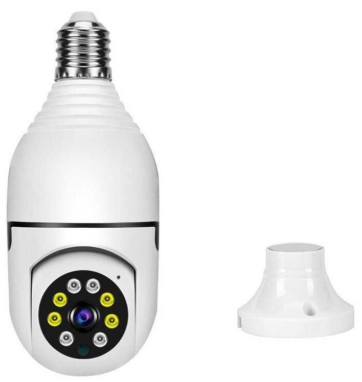 Wi-Fi IP-камера с микрофоном, 3MP, XMeye, 2.8 мм (~90°), динамик, microSD, питание 220В (E27) | ORIENT WF-306