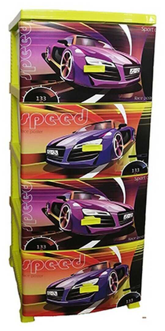 Бельевой комод РУССПЛАСТ Спорткар фотография 16