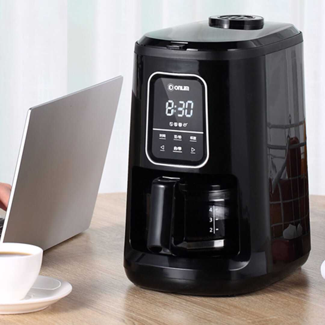 Капельная кофемашина Xiaomi Donlim Automatic Grinding Brewing Coffee Machine (DL-KF1061) фотография 4