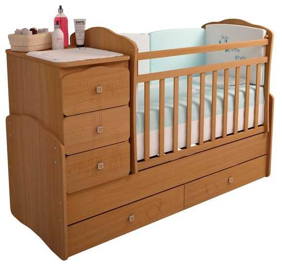 Кроватка Фея 2150 (трансформер), трансформер, поперечный маятник фотография 2