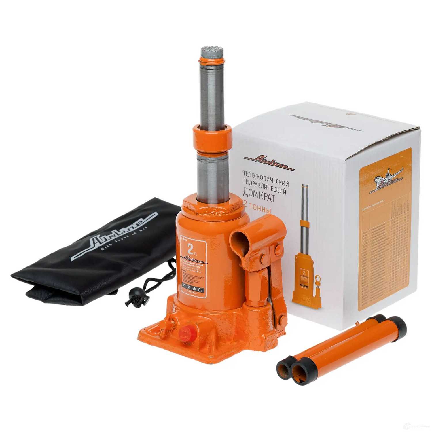 Домкрат бутылочный гидравлический AIRLINE AJ-TB-02 фотография 9