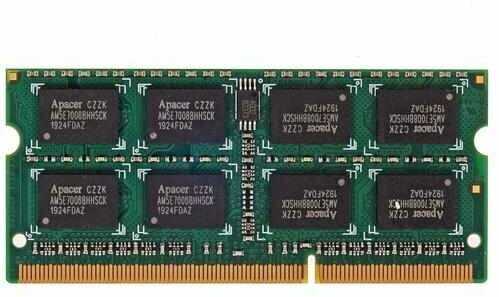 Оперативная память Apacer 8 ГБ DDR3 SODIMM (AS08GFA60CATBGC) фотография 3