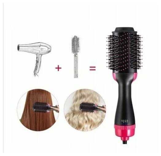 Фен-щетка для волос One Step Фен-щётка (Hair Dryer 3 в 1) фотография 4