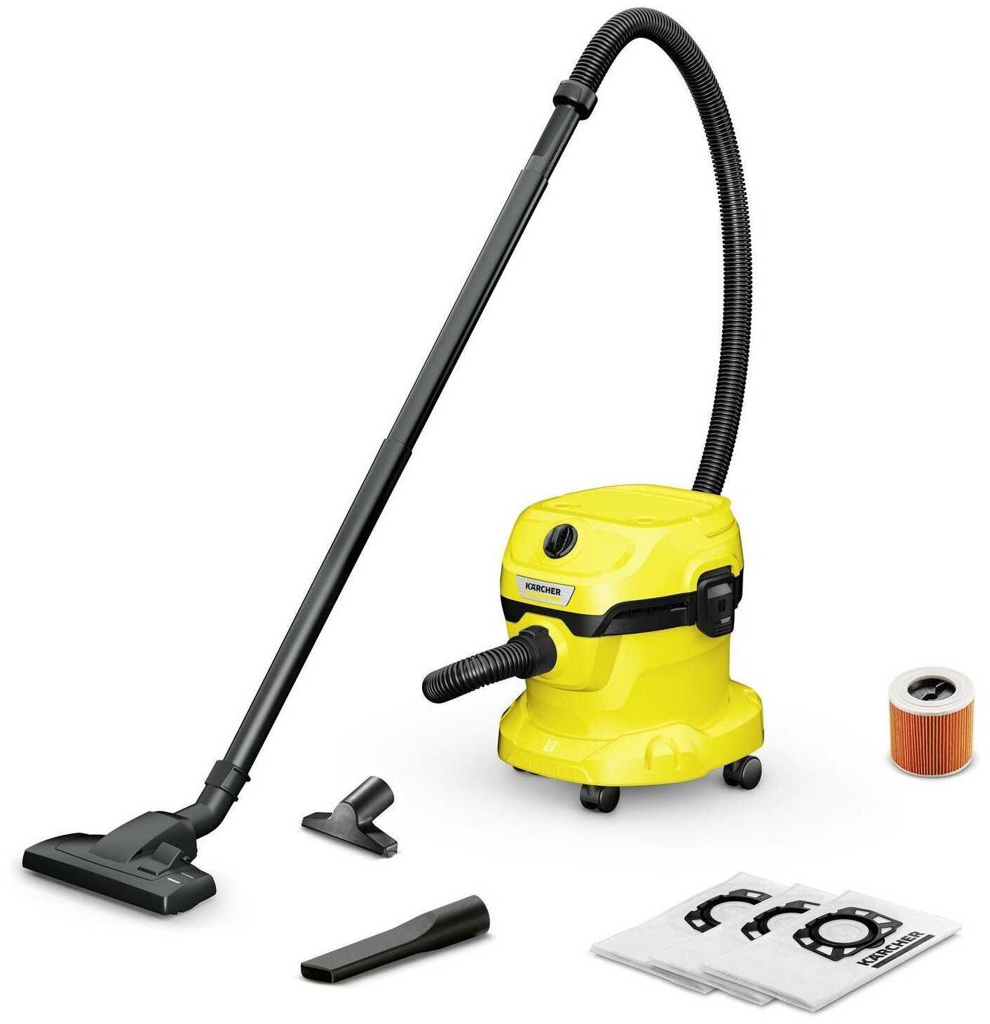 Хозяйственный пылесос KARCHER WD 2 Plus V-12/6/18/C, 1000 Вт фотография 12