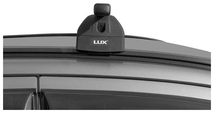 Багажник на крышу LUX прямоугольные дуги 1,2м на БМВ Х4 G02 2018-2022, арт:21214-10 фотография 4