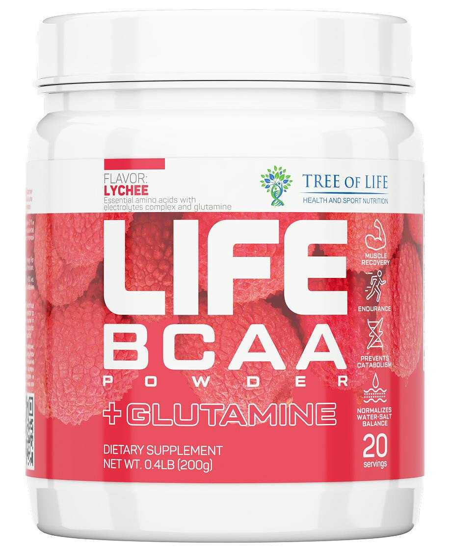 Tree of Life Life BCAA Powder + Glutamine (400 гр) фотография 23