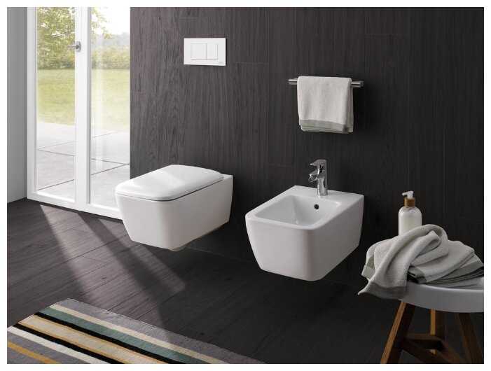 Чаша унитаза подвесная GEBERIT iCon Square 201950000 с горизонтальным выпуском фотография 9