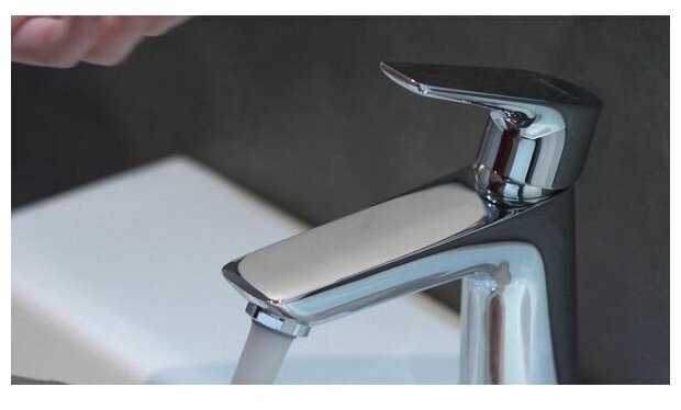 Смеситель для раковины (умывальника) hansgrohe Talis E 71710340, рычажный фотография 3