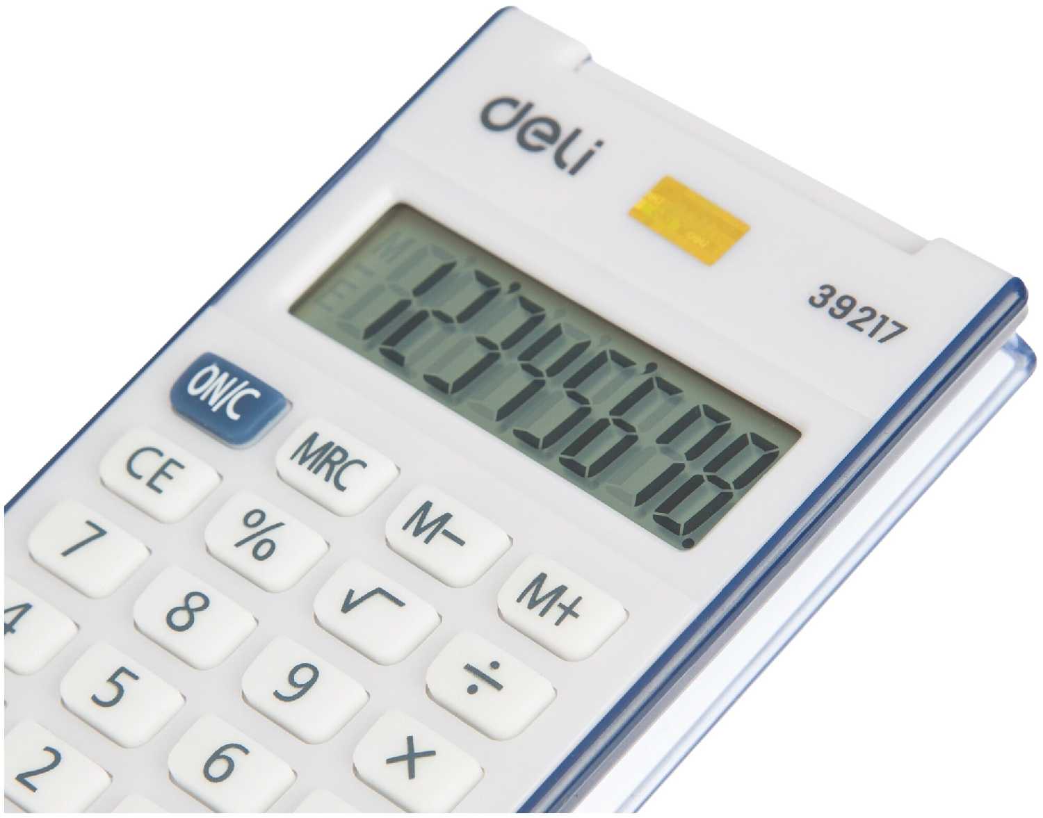 Калькулятор карманный deli E39217 фотография 8