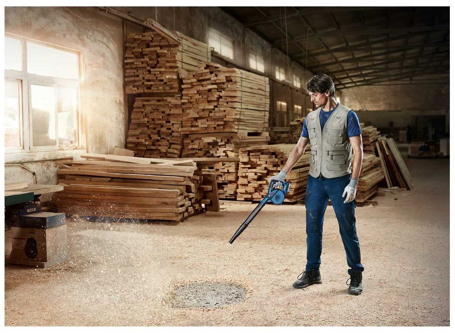 Аккумуляторная воздуходувка BOSCH GBL 18V-120 фотография 5