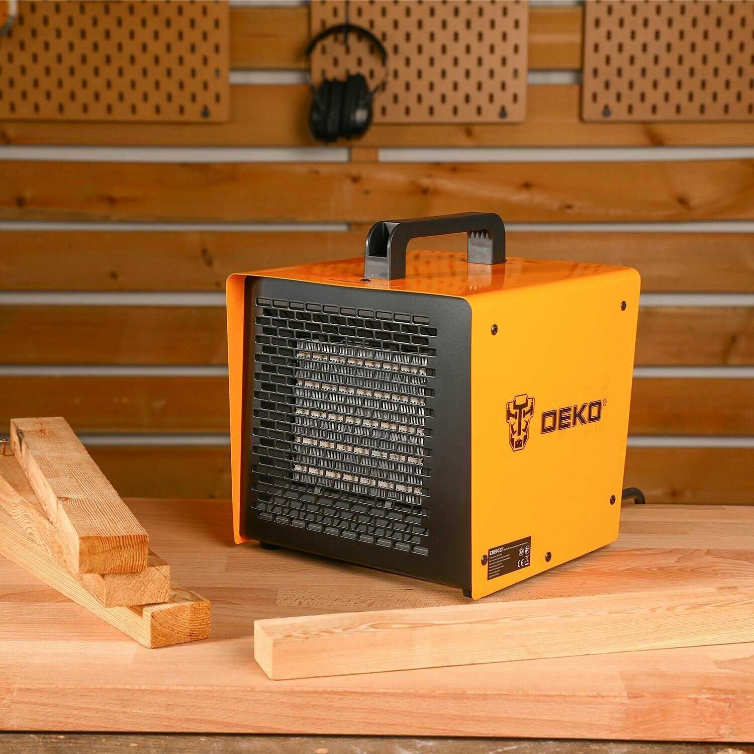 Тепловая пушка электрическая DEKO Тепловая пушка электрическая (DKIH3300) фотография 4