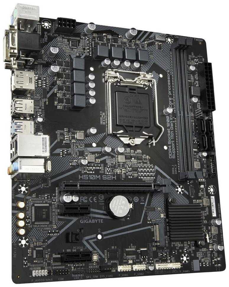 Материнская плата Gigabyte H510 LGA 1200 mATX H510M (rev.1. x)