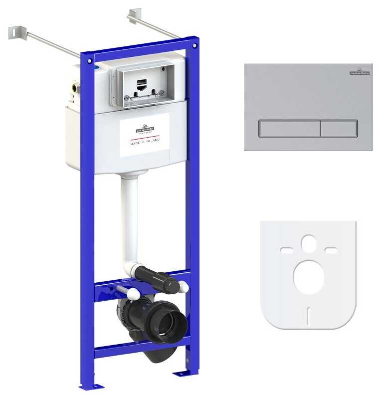 Комплект инсталляции для подвесного унитаза 4 в 1 Lavinia Boho Relfix 38010020 (rectangular) фотография 16