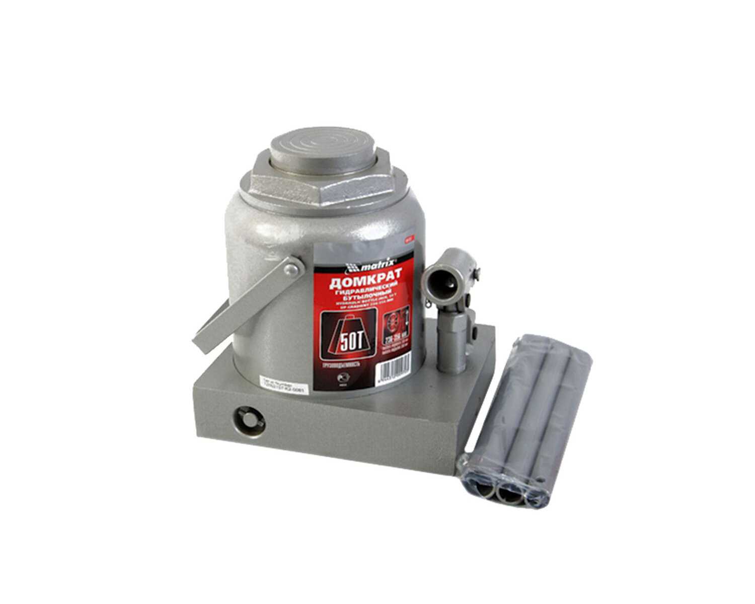 Домкрат бутылочный гидравлический Matrix 50737 фотография 12