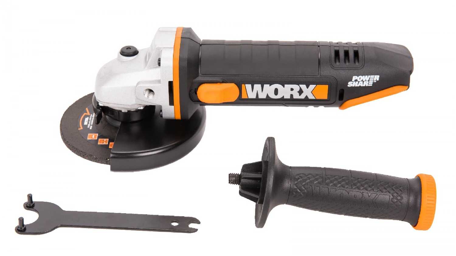 Аккумуляторная УШМ Worx WX803.9 125 мм фотография 3