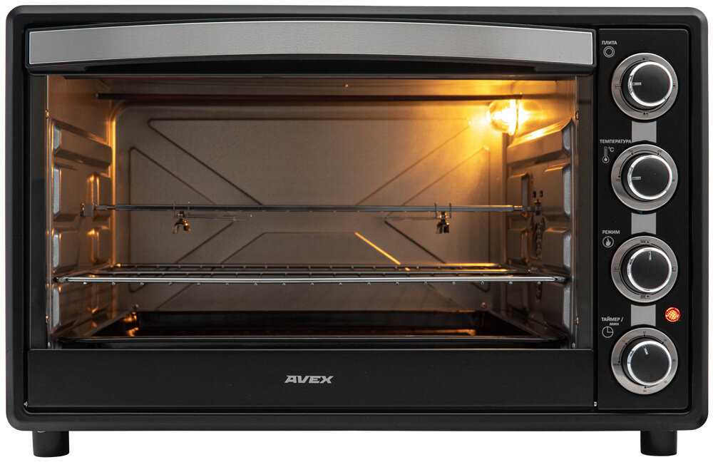 Мини-печь NORDFROST RC 350 W, электрическая настольная духовка, 1600 Вт, 35л, конвекция, гриль, таймер до 120 минут, 3 режима нагрева фотография 16