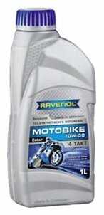 Синтетическое моторное масло RAVENOL Motobike 4-T Ester SAE 10W-30
